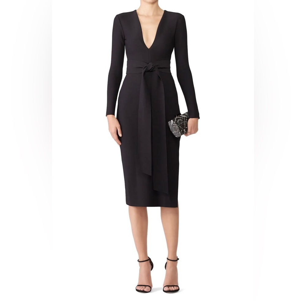 FLAWED Bec & Bridge Black Tasha Dress Size 2 US $250